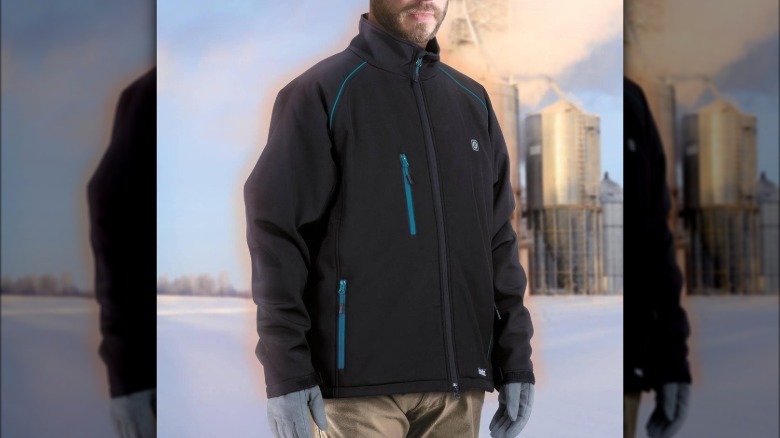 The Makita heated jacket's 18V battery