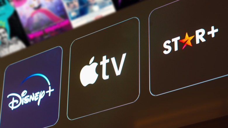 apple tv app on tv screen