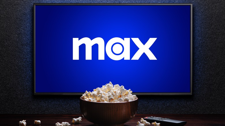 Max logo on TV