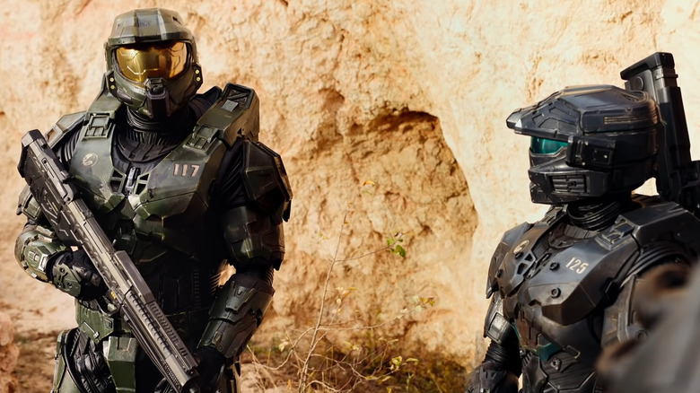 Master Chief and spartans
