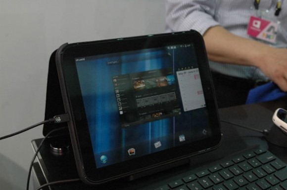 HP TouchPad Spied At SanDisk Computex Booth - SlashGear