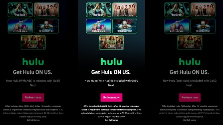 Hulu On US offer T-Mobile app