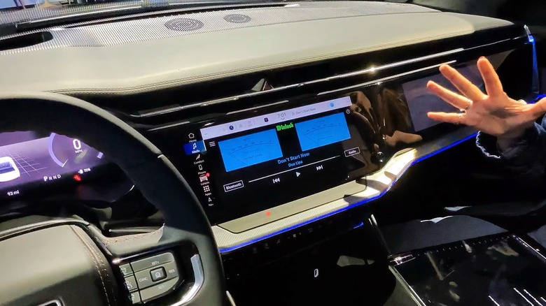 McIntosh sound system in a Jeep Wagoneer S