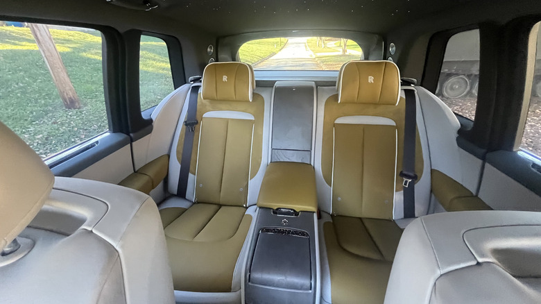 Interior of Rolls Royce Cullinan