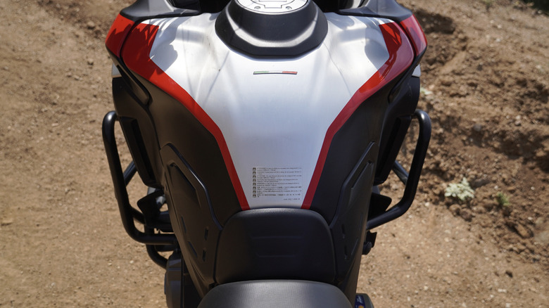 2024 Ducati Multistrada V4 Rally fuel tank detail