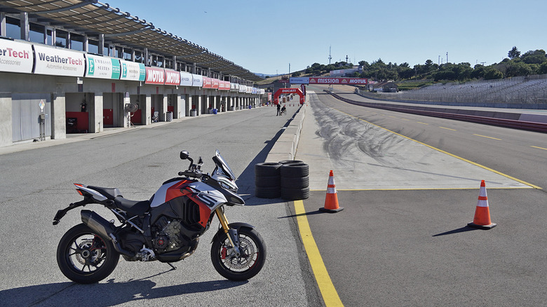 2024 Ducati Multistrada V4 RS at WeatherTech Raceway Laguna Seca