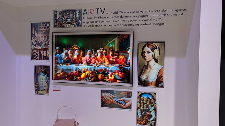 An AI powered Art TV