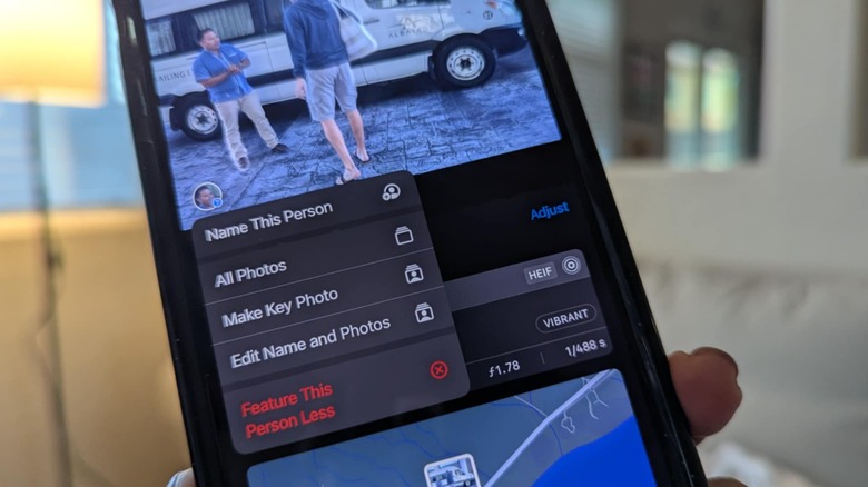You can name people in the iPhone Photos app for easier identification
