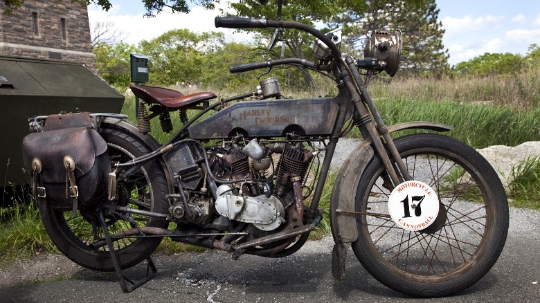 A 1915 vintage Harley-Davidson