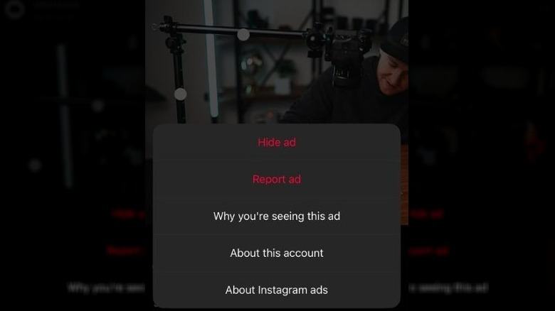 Hide ads on Instagram