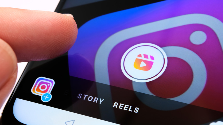 Instagram Reels app smartphone