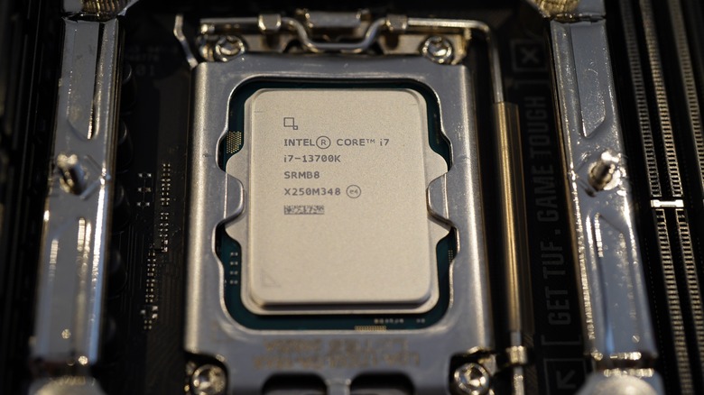 Installed intel CPU