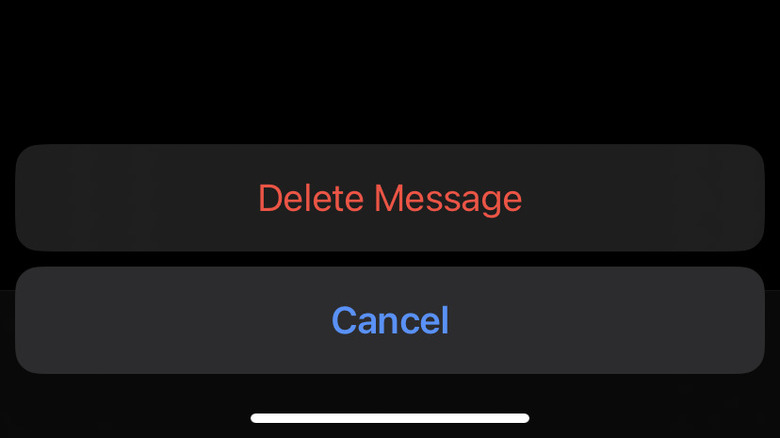 Delete iPhone messages