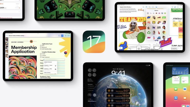 iPadOS 17 features