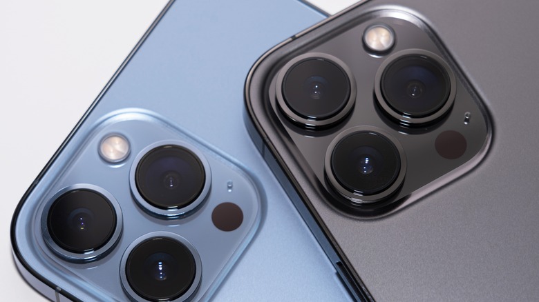 iPhone rear camera lenses