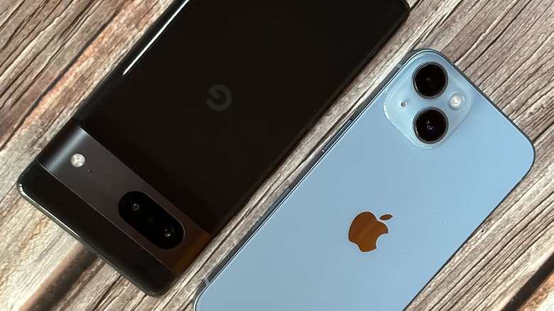 Pixel 7 and iPhone 14