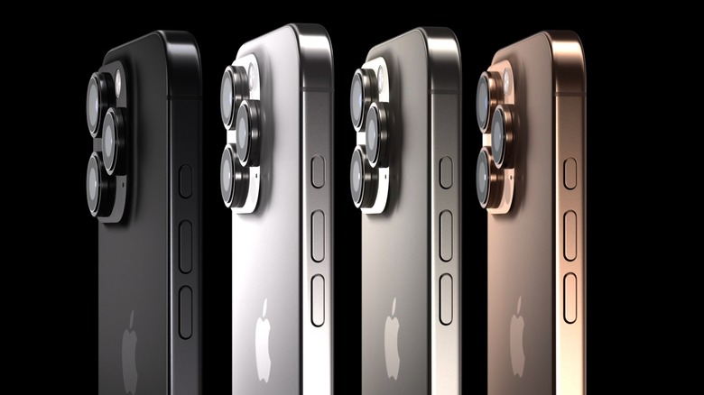 apple iphone 16 pro titanium finishes