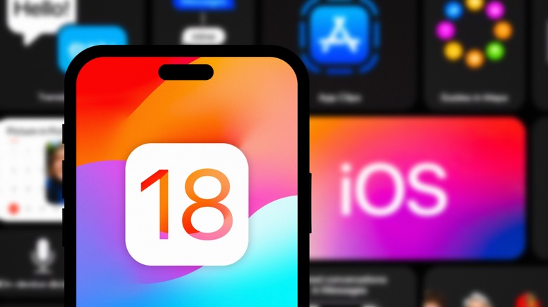 iOS 18 on iPhone screen