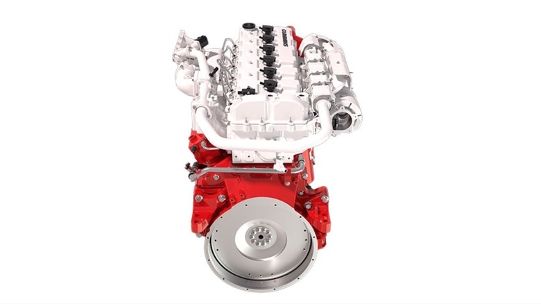 Cummins' mock-up of its new fuel-agnostic engine