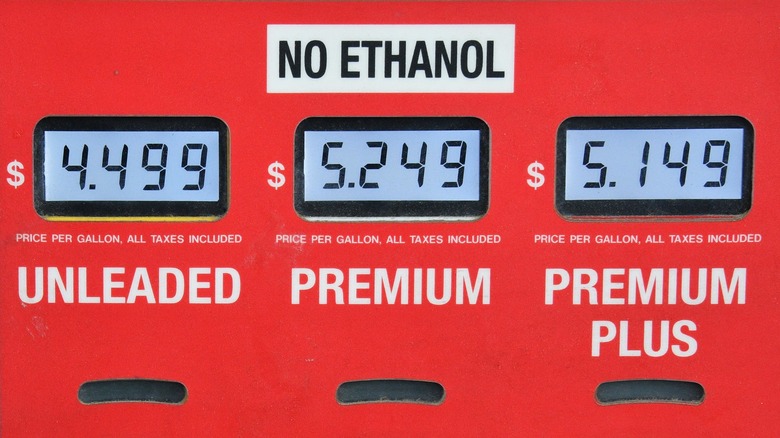 No Ethanol sign