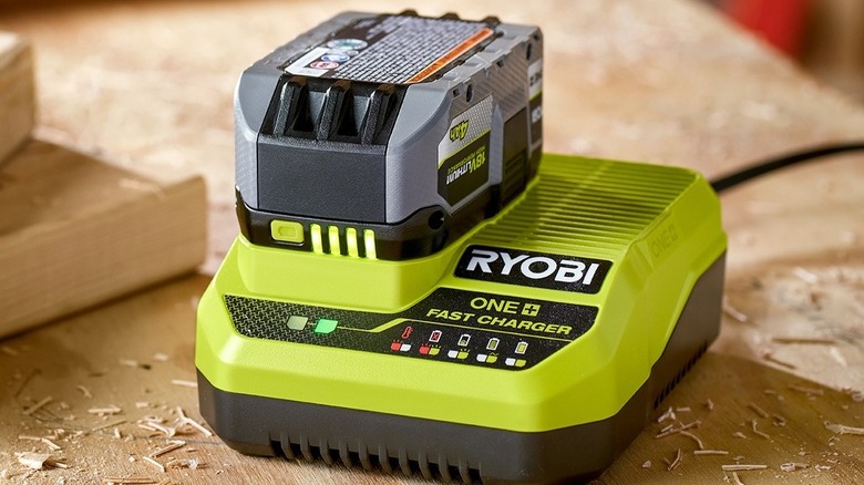 Ryobi charger with battery