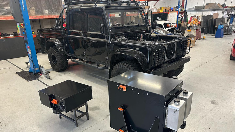 Land Rover Defender EV conversion