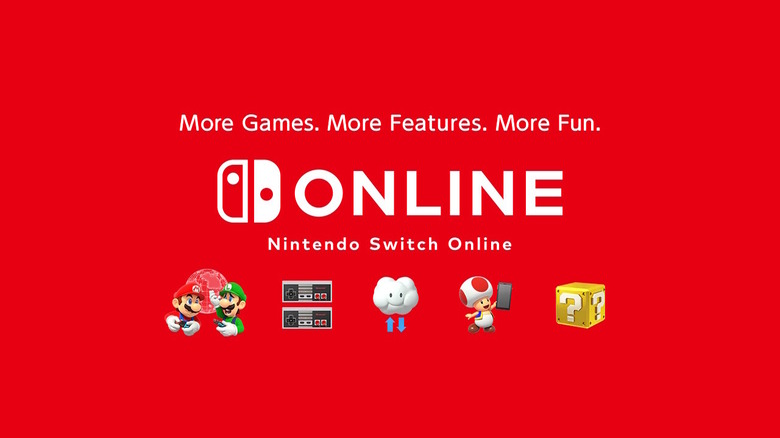 Nintendo Switch Online opening screen