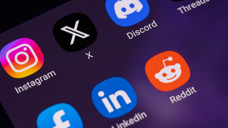 Social media apps smartphone