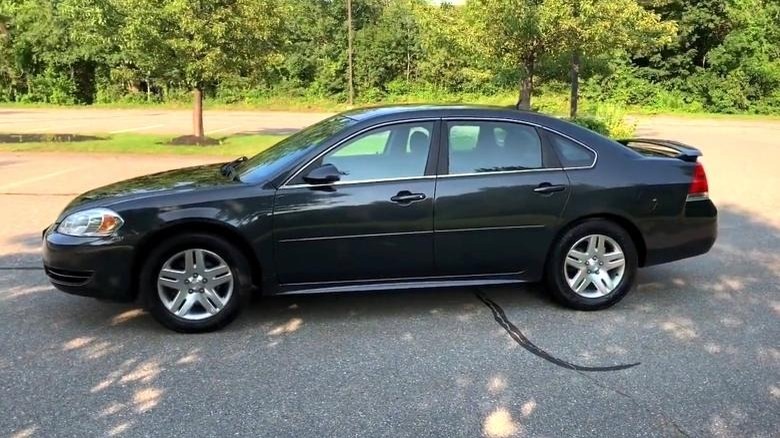 Side profile of a 2013 Chevy Impala 