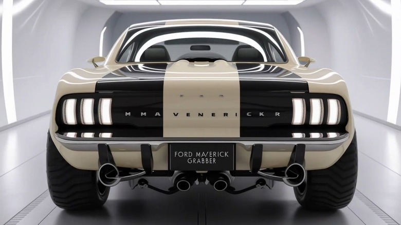 AI-Generated Image Of A Fake 2026 Ford Maverick Grabber