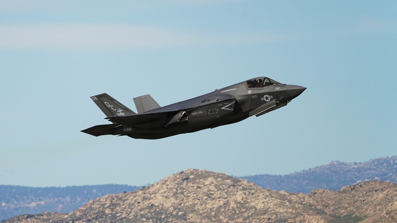 F-35 Fighter Jet in the sky