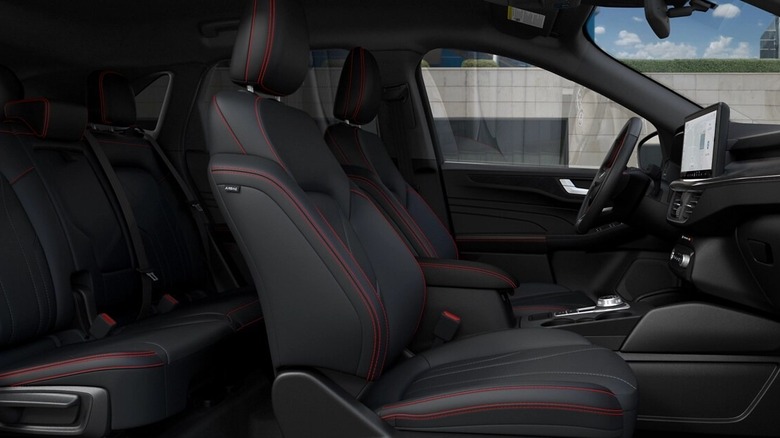 Interior view of the 2025 Ford Escape