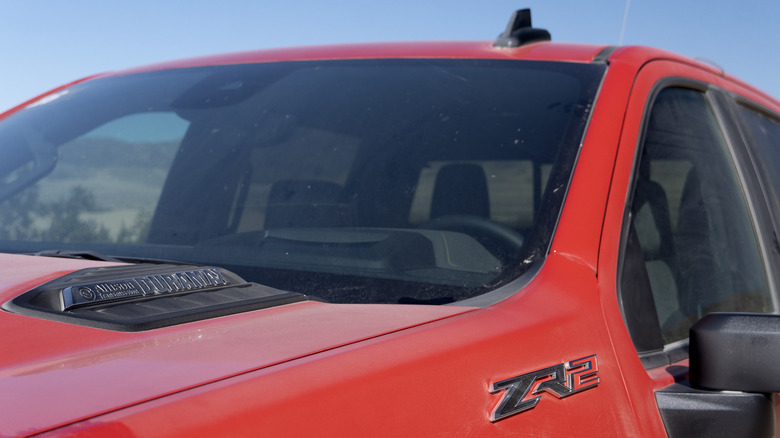 2024 Chevrolet Silverado HD ZR2 Bison hill descent hood and badging