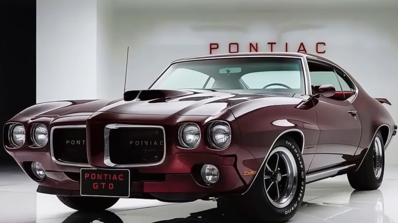 AI-generated fake 2025 Pontiac GTO