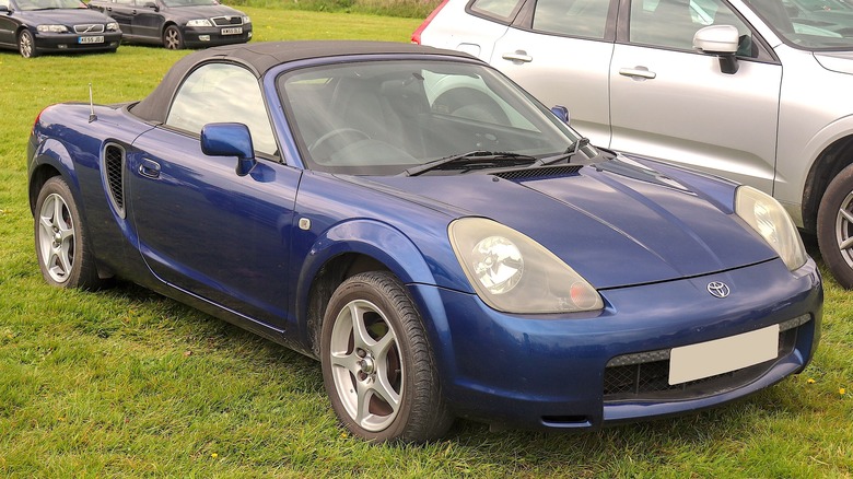 Toyota MR2 on display