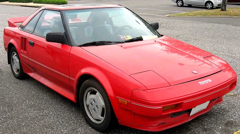 Toyota MR2 on display