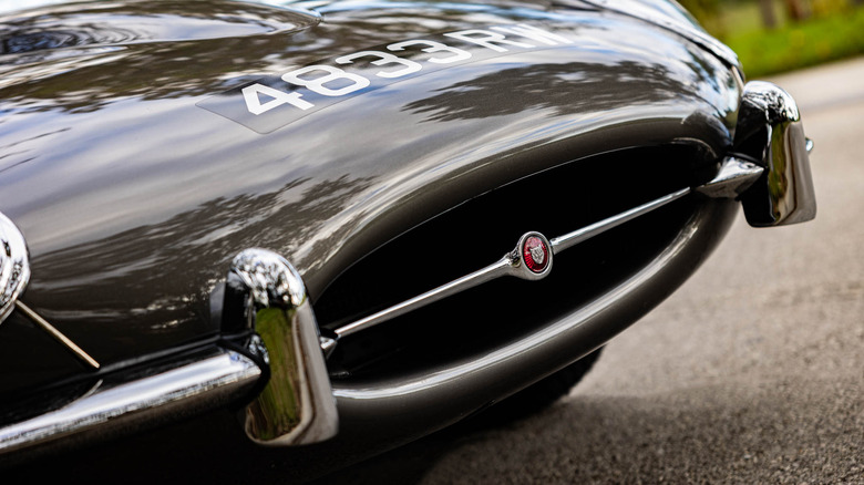 jaguar grille badge e type