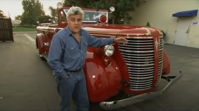 Jay Leno and his American LaFrance Fire Truck