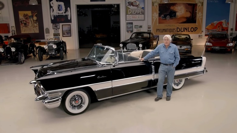 Jay Leno with his 1956 Packard Caribbean