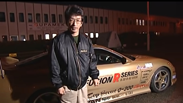 Nagata with his Supra in the UK