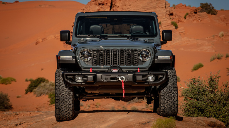 2025 Jeep Wrangler off-roading in the desert