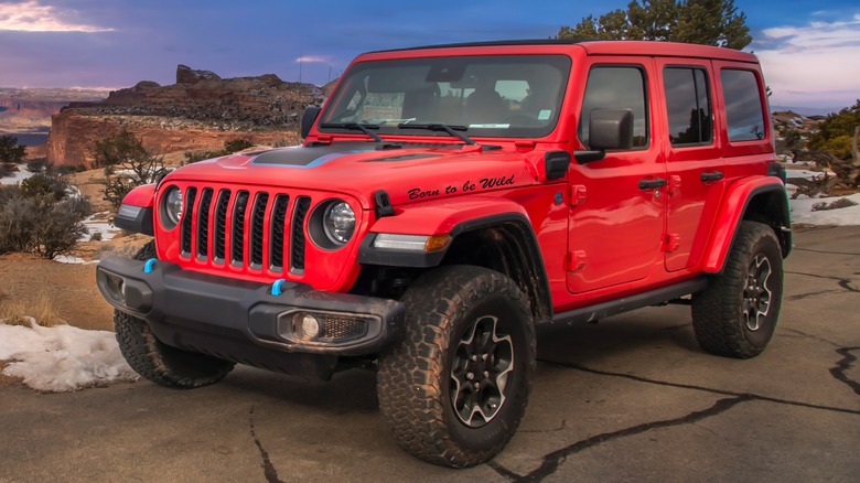 Jeep in the desert