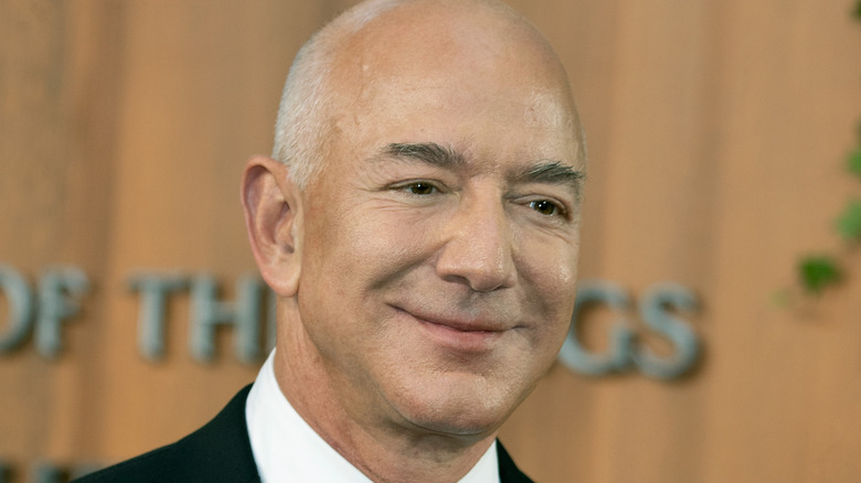 Jeff Bezos smiling