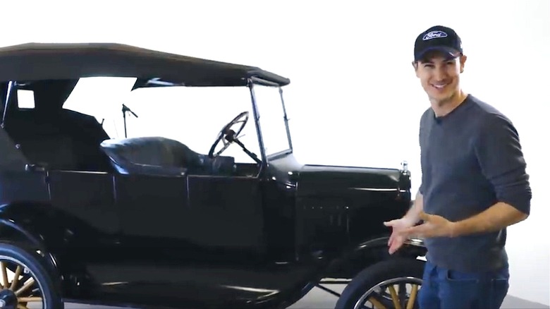 Model T Ford on display