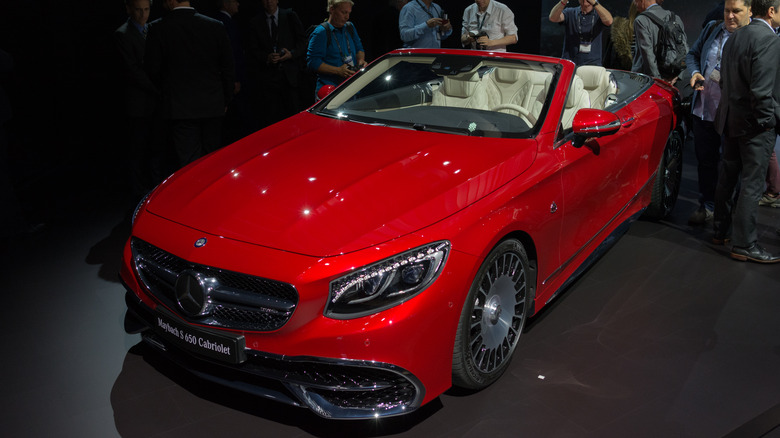 Mercedes-Maybach S650 Cabriolet at a launch event