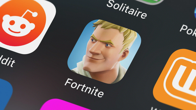 Fortnite icon on iPhone