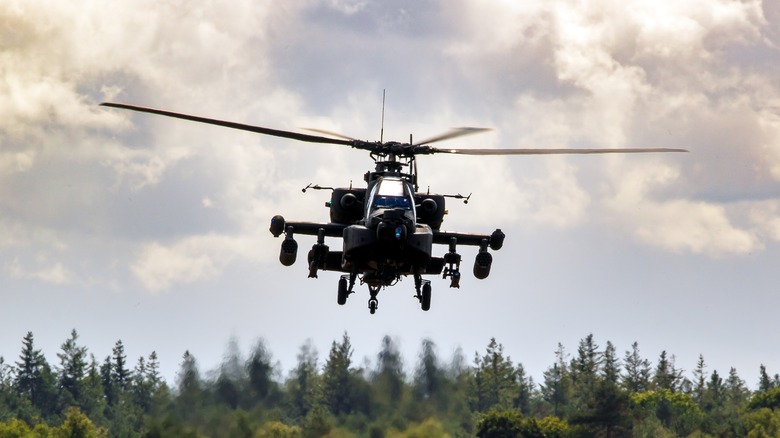 Apache helicopter