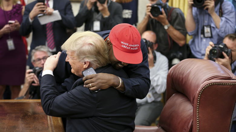 Kanye west and donald trump