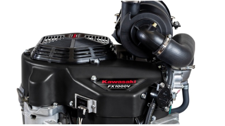 Kawasaki FX1000V V-twin engine on a white background.