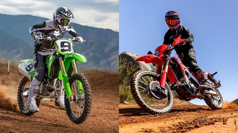 Kawasaki KX 450 And Honda CRF450RL